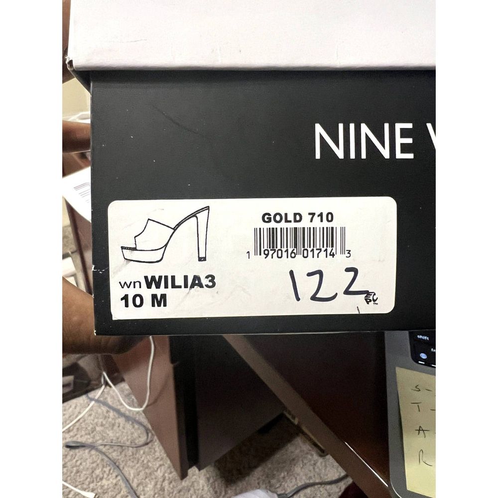 NINE WEST Women's Wilia Platform Slide Sandals SZ 10M: NEW IN BOX - Picture 8 of 9
